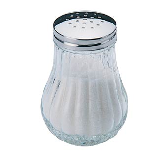 Cukřenka moučka 250ml. Classic sklo-nerez